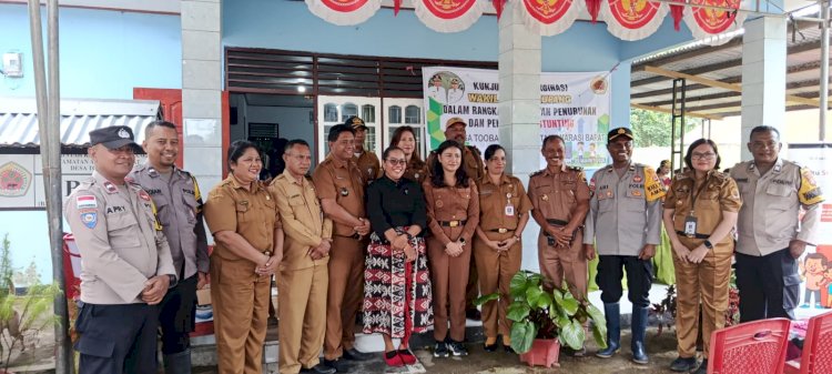 Polsek Amarasi Amankan Kunjungan Kerja Wakil Bupati Kupang di Desa Toobaun, Fokus Percepatan Penurunan Stunting