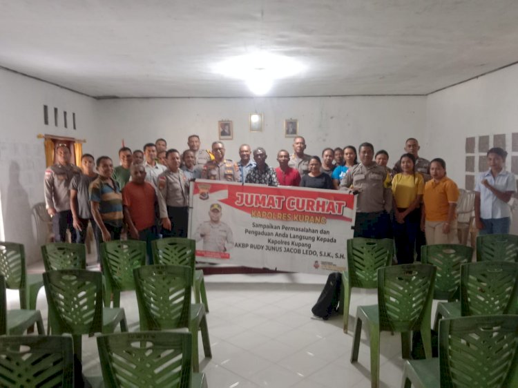 Jumat Curhat Jadi Wadah Dialog, Warga Tunfeu Usul Pembentukan Polsek