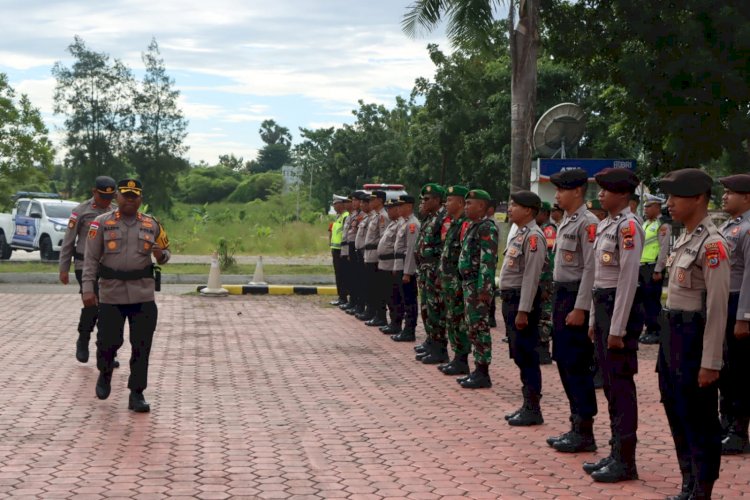 Polres Kupang Apel Gelar Pasukan Operasi Semana Santa Turangga 2026, 167 Gereja Jadi Fokus Pengamanan