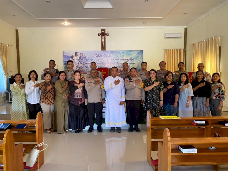 Gelar Binrohtal, Kapolres Kupang Harapkan Personel Jadikan Tugas sebagai Pelayanan yang Berkenan di Masyarakat