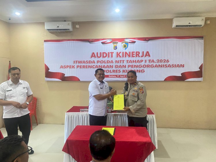 Polres Kupang Menerima Tim Audit Kinerja Itwasda Polda NTT