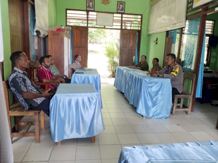 Polres Kupang Melalui Polsek Jajaran Lakukan Pengamanan dan Monitoring Ujian Akhir Sekolah di Kabupaten Kupang