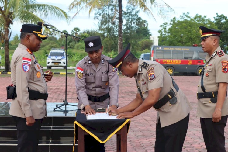 Rotasi Jabatan di Polres Kupang, Wakapolres, Kasat Binmas dan Kapolsek Sulamu Resmi Berganti