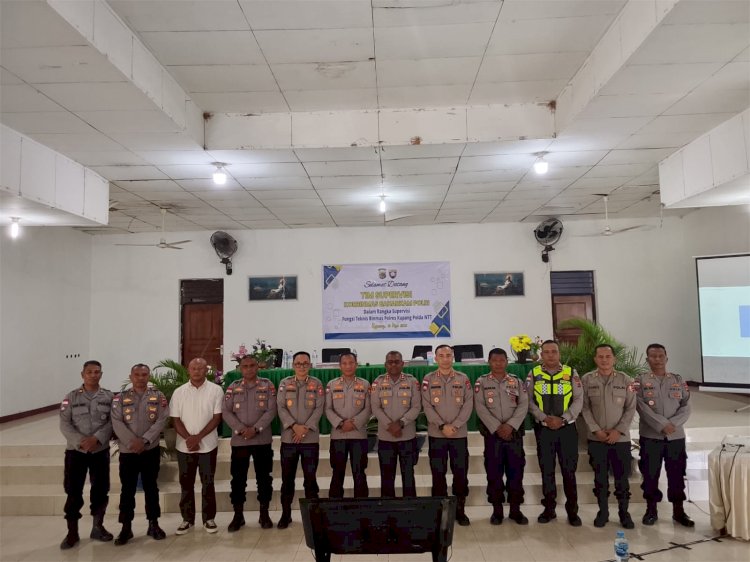 Perkuat Peran Bhabinkamtibmas, Korbinmas Baharkam Mabes Polri Supervisi Fungsi Binmas di Polres Kupang