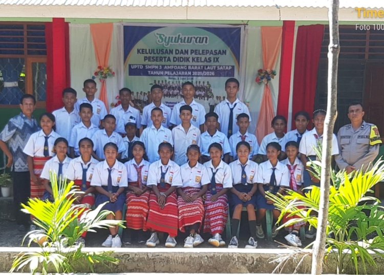 Cegah Vandalisme Pasca Pengumuman Kelulusan, Bhabinkamtibmas Amfoang Barat Laut Pantau dan Beri Edukasi Kamtibmas