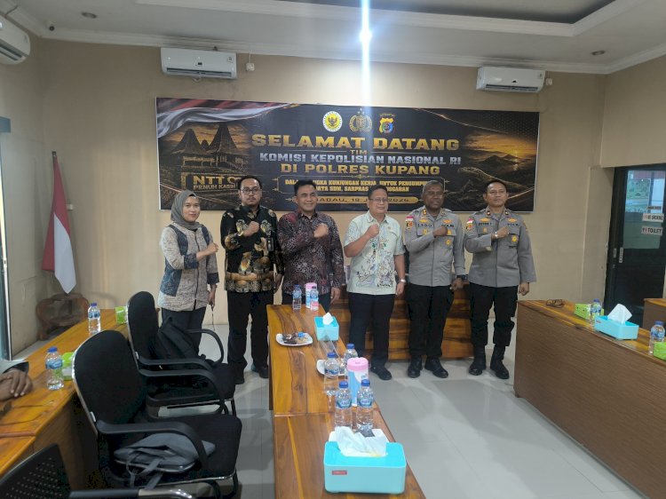 Kapolres Kupang Sambut Tim Kompolnas, Bahas Penguatan SDM hingga Modernisasi Teknologi Kepolisian