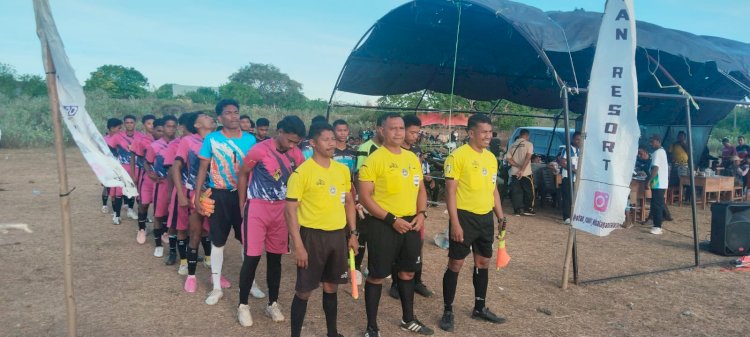 Polsek Semau Amankan Turnamen Liga Pelajar Indonesia 2026 Tingkat SMA/SMK se-Kabupaten Kupang