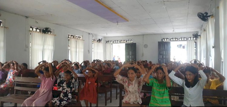 Ratusan Jemaat GMIT Hosana Oepoli Ikuti Terapi USEFT, Wujud Polri Humanis di Hari Bhayangkara ke-80