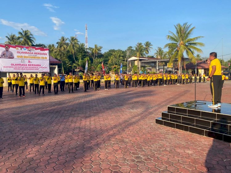 Polres Kupang Awali Olahraga Bersama Hari Bhayangkara ke-80 dengan Terapi USEFT