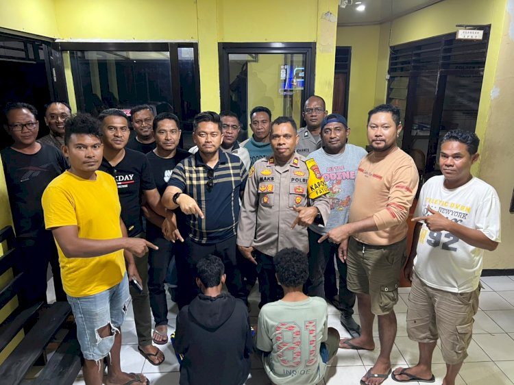 Polres Kupang Ringkus Dua Remaja Terduga Pelaku Pelemparan Batu yang Tewaskan Sopir Pick Up