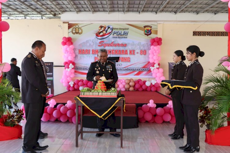 Puncak Hari Bhayangkara ke-80, Polres Kupang Resmikan Gedung Satreskrim dan Eko Wisata, Hibahkan Ribuan Liter Miras untuk Kepentingan Akademik