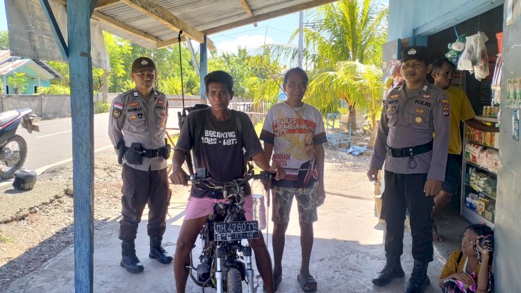 Beri Pemahaman Keamanan Berkendara, Polsek Sulamu Sisipkan Edukasi Kamtibmas Saat Patroli KRYD