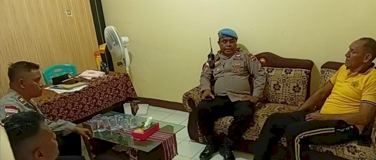 Cek Kesiapsiagaan Personel, Kasiwas Polres Kupang Pimpin Pengawasan di Polsek Amarasi