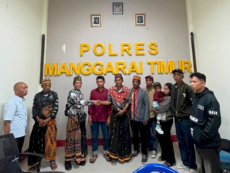 Polres Manggarai Timur Selesaikan Kasus Dugaan Perzinahan Melalui Restorative Justice, Utamakan Keadilan dan Perdamaian