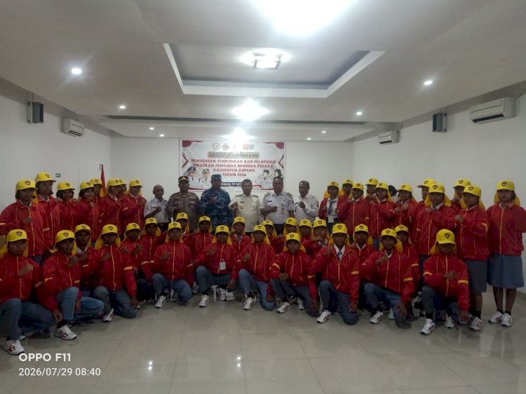 45 Putra-Putri Terbaik Kabupaten Kupang Resmi Ikuti Diklat Paskibraka 2026, Polres Kupang Ambil Bagian dalam Tim Pelatih