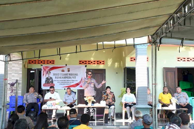 Jumat Curhat Polda NTT Jadi Wadah Aspirasi Warga Oebobo, Beragam Persoalan Kamtibmas Dibahas Bersama