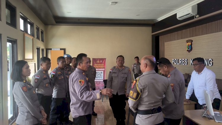Pelayanan Masyarakat Jadi Prioritas, Wakapolres Kupang Pastikan Seluruh Ruang Layanan Siap Beroperasi