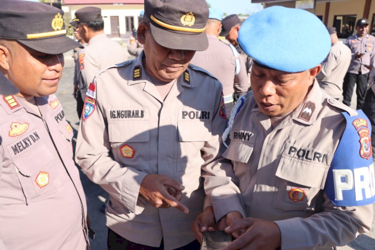 Propam Polres Kupang Gencar Berantas Judi Online dan Pinjaman Online di Kalangan Anggota