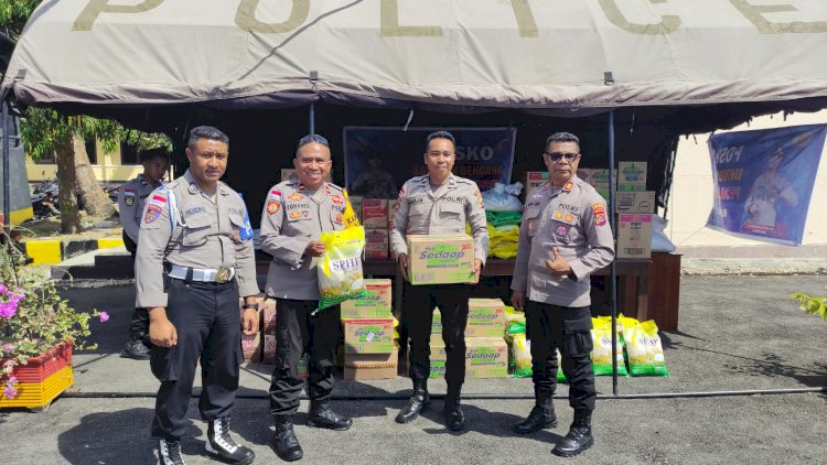 Dari Pulau Kecil, Mengalir Kepedulian Besar: Warga dan Polsek Semau Bantu Korban Gempa Flores