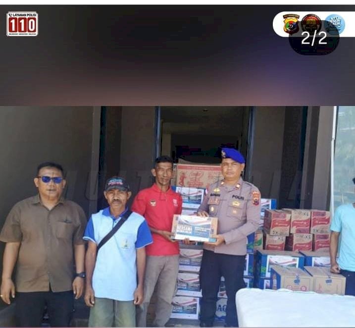 Mereka Tidak Sendiri, Polres Mabar Kembali Kirim Logistik Untuk Korban Gempa di Pulau Longos