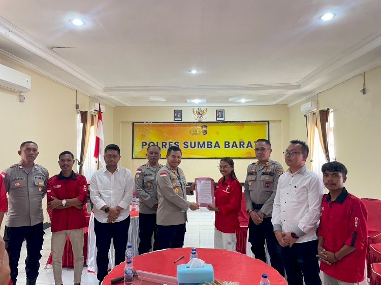GMNI Sumba Barat Dialog dengan Polres Bahas Kasus Anak, Penanganan Dipastikan Sesuai Prosedur