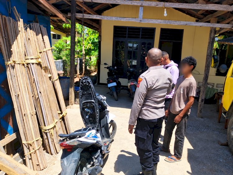 Polsek Kupang Tengah Ungkap Pencurian Sepeda Motor di Parkiran RS Leona Noelbaki