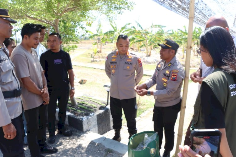 Gebrakan Kapolres Kupang Tanam 3.200 Kelor Dapat Sambutan Industri, PT Beta Moringa Siap Gandeng Polres