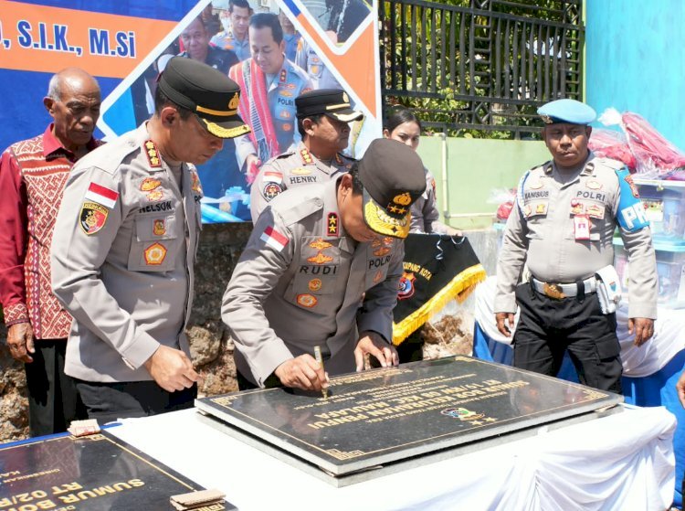 Polda NTT Resmikan Fasilitas Sumur Bor di Kelurahan Belo untuk Penuhi Kebutuhan Air Bersih Warga