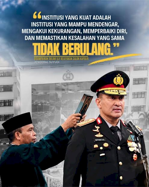 Jenderal Suyudi: Institusi Kuat Bukan Tanpa Kekurangan, tetapi Berani Berbenah