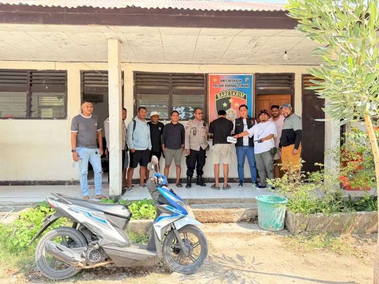Polsek Kupang Tengah Amankan Terduga Pelaku Pencurian, Barang Bukti Diserahkan ke Polres Kupang Kota