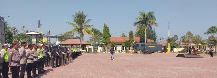 Polres Kupang Siaga Penuh Antisipasi Aksi Unjuk Rasa Dua Tahun Kabinet Merah Putih