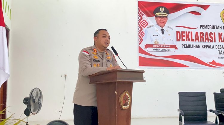 Kapolres Kupang Tekankan Kamtibmas, Ratusan Personel Disiapkan Amankan Pilkades Serentak 2026