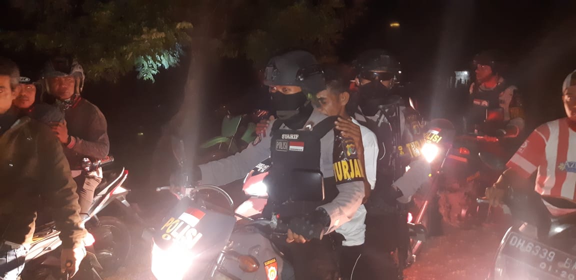 Patroli Malam cegah terjadinya kriminalitas di wilayah Polres Kupang