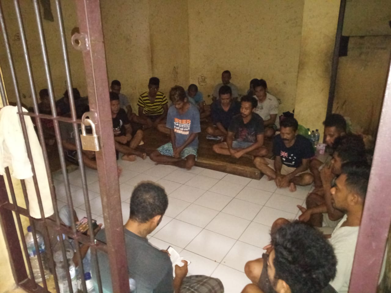 Polres Kupang gelar ibadah diruang tahanan