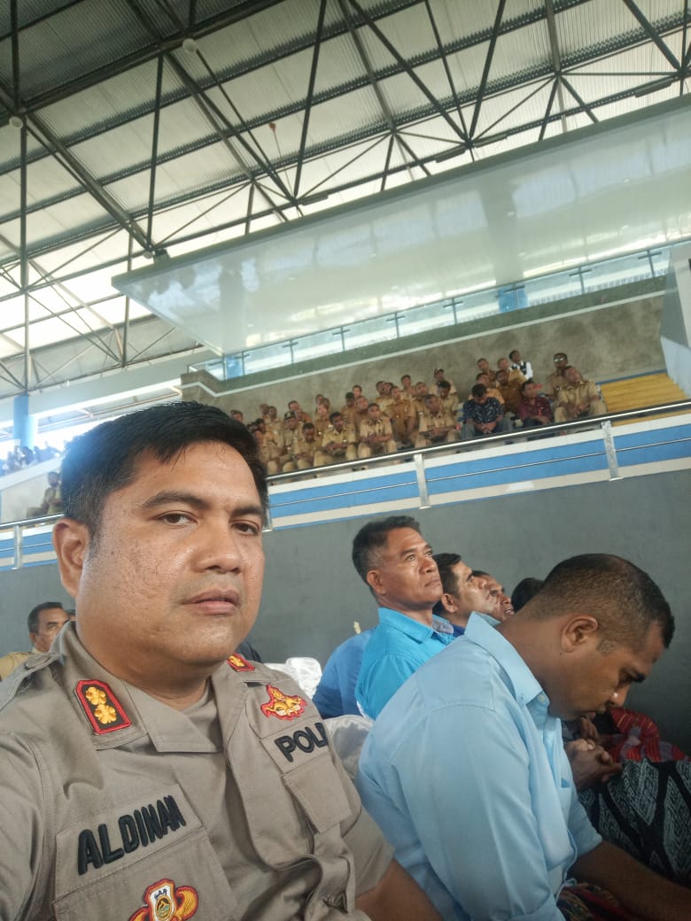 Kapolres Kupang AKBP Aldinan RJH Manurung,SH,SIK, MSi hadiri rakerja penyaluran dana desa prov NTT