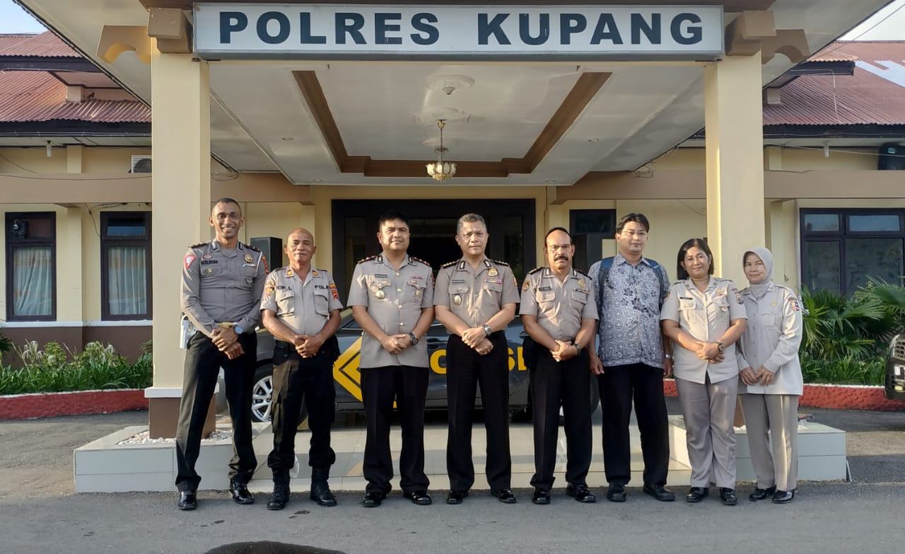 Tim Puslitbang Mabes Polri kunjungi Polres Kupang
