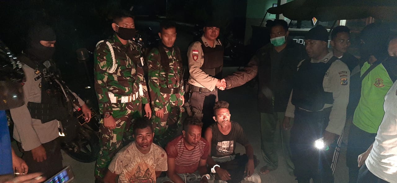 Patroli unit 1 Dalmas Polres Kupang berhasil mengamankan 3 pelaku pemalakan